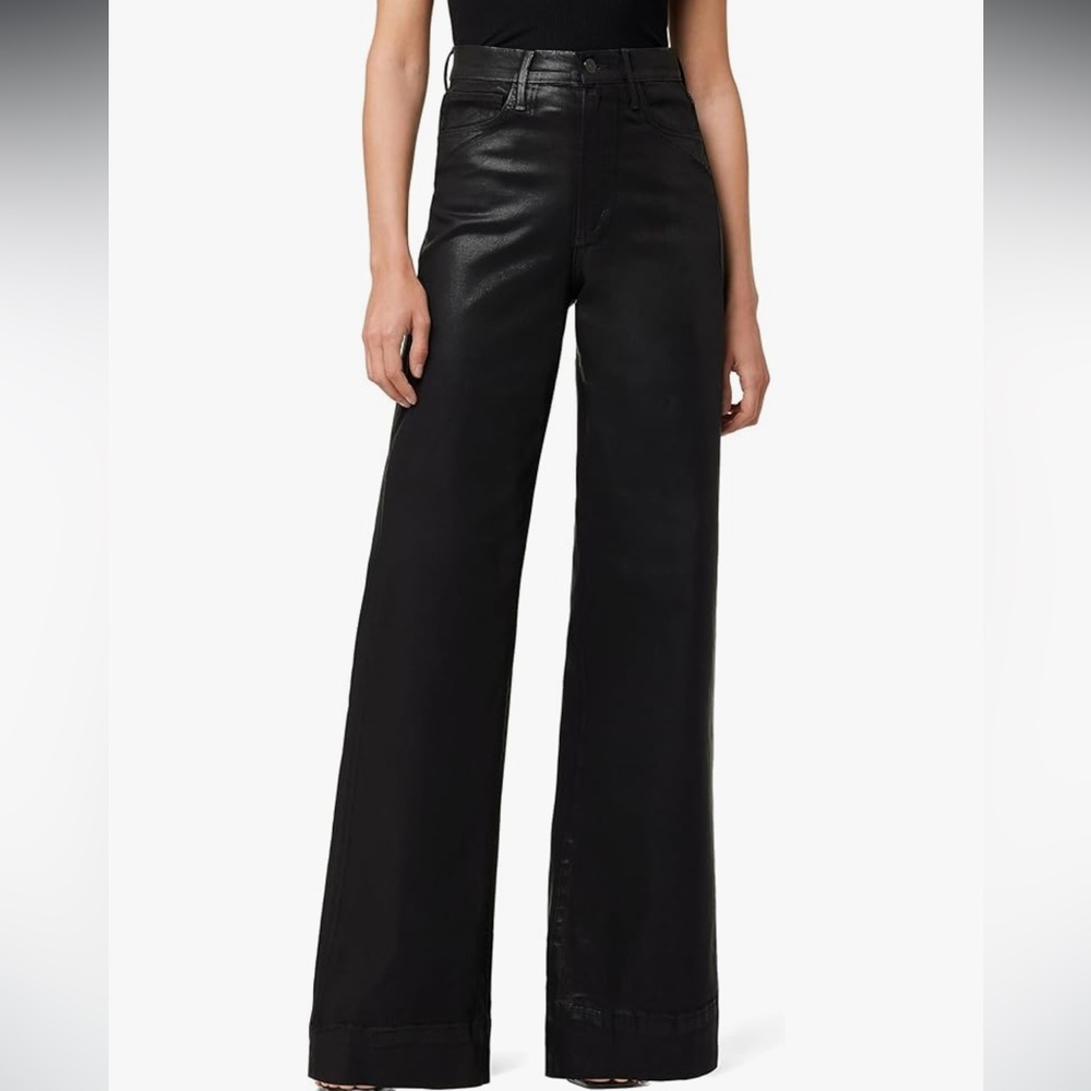JOE’S JEANS
THE MIA PETITE
PETITE HIGH RISE WIDE LEG // COATED // BLACK